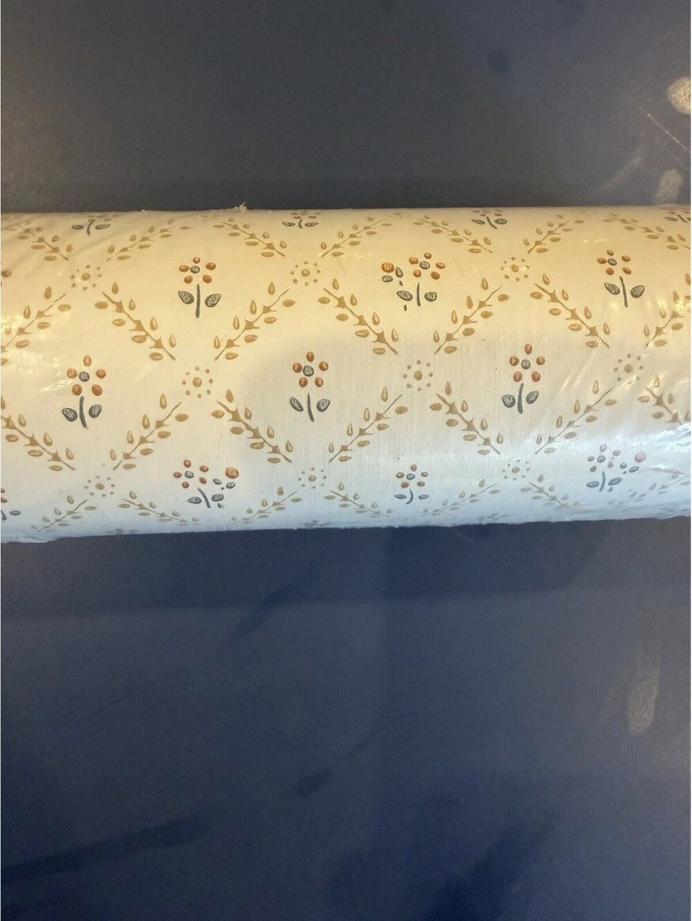 Vtg Signature Country Co-Ordinates Vinyl Coated Wallpaper 56sq Ft Floral New